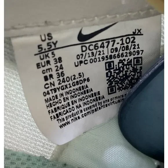 Youth Nike Waffle Trainer 2 'Joy Together' Running Shoes Size 5.5Y Cream Rose - Picture 6 of 6